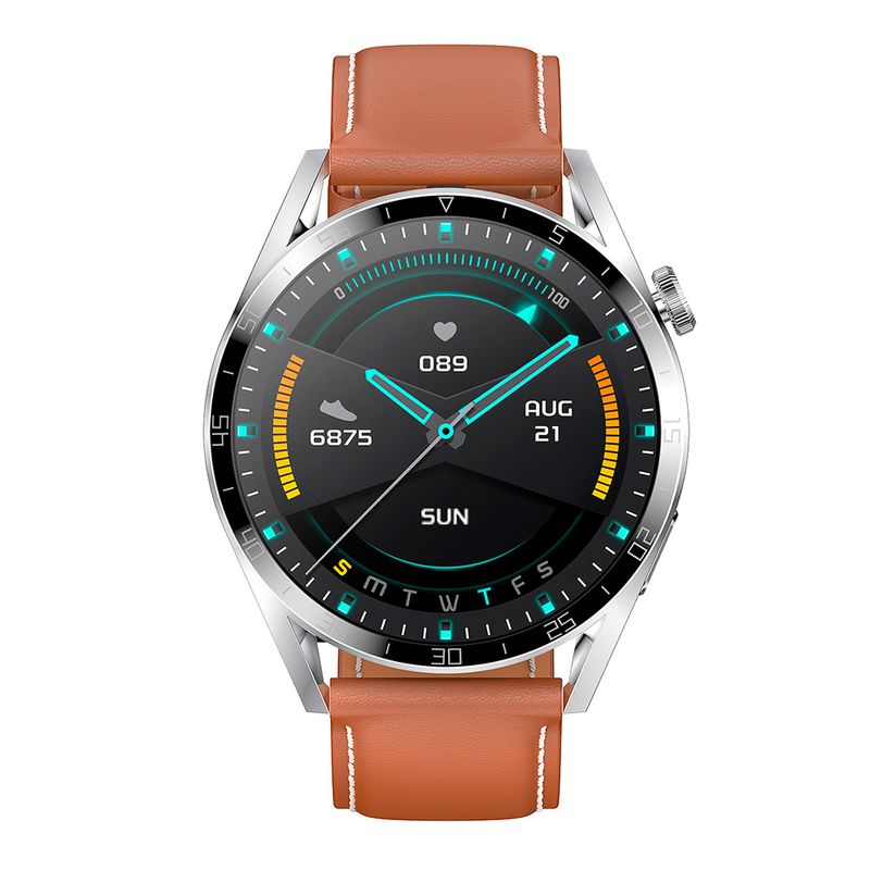 Smartwatch-Grow-Home-Gr13-Pro-Cuero-Marron-2-38765