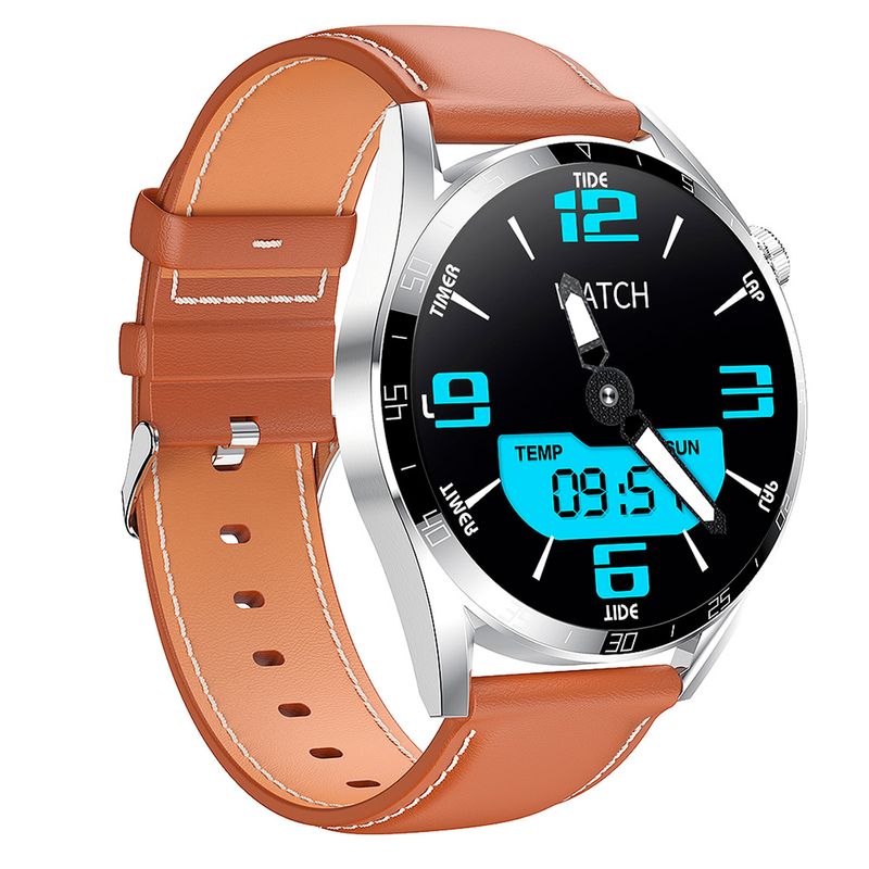 Smartwatch-Grow-Home-Gr13-Pro-Cuero-Marron-3-38765