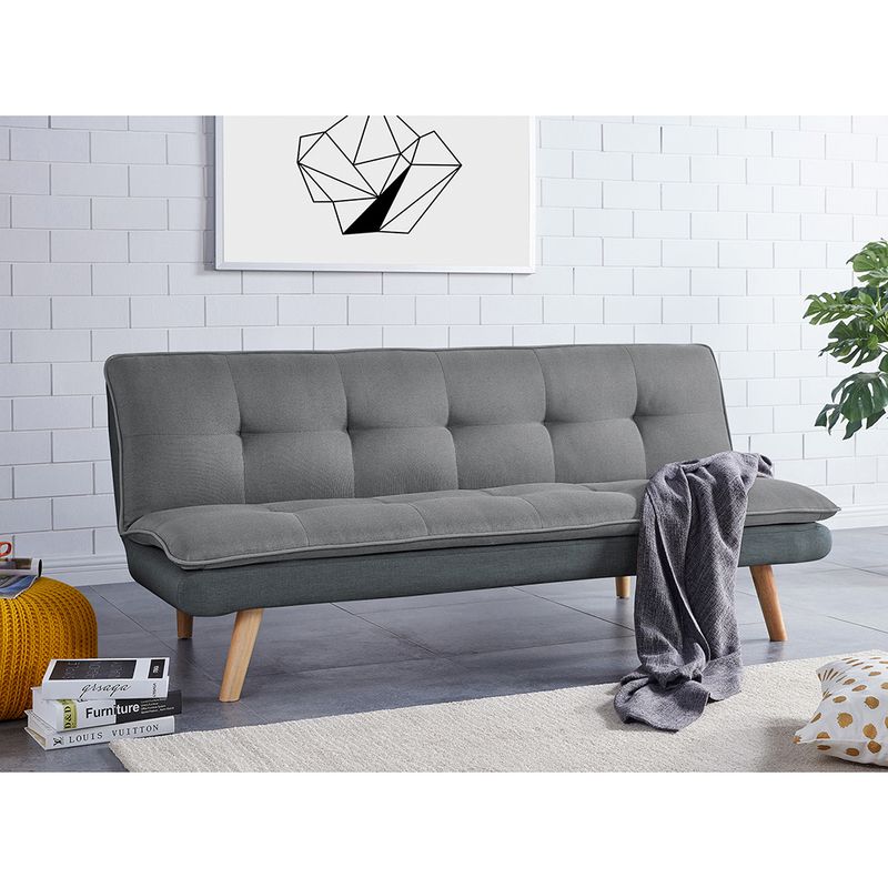 Futón Plegable Gris - Masonline - Más Online