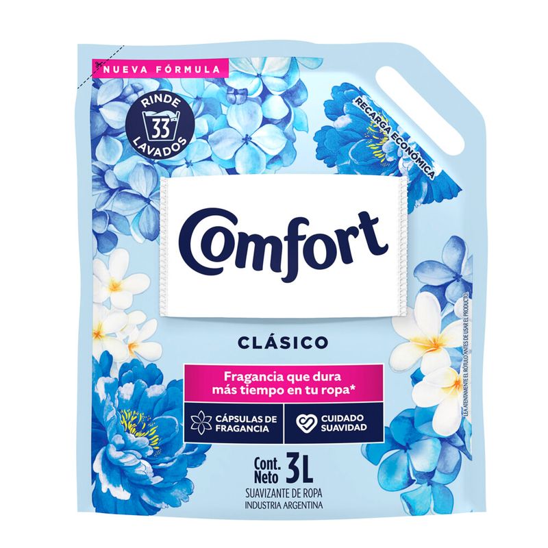 Suavizante-Para-Rropa-Comfort-Cl-sico-C-psulas-De-Fragancia-3l-Doypack-2-39522