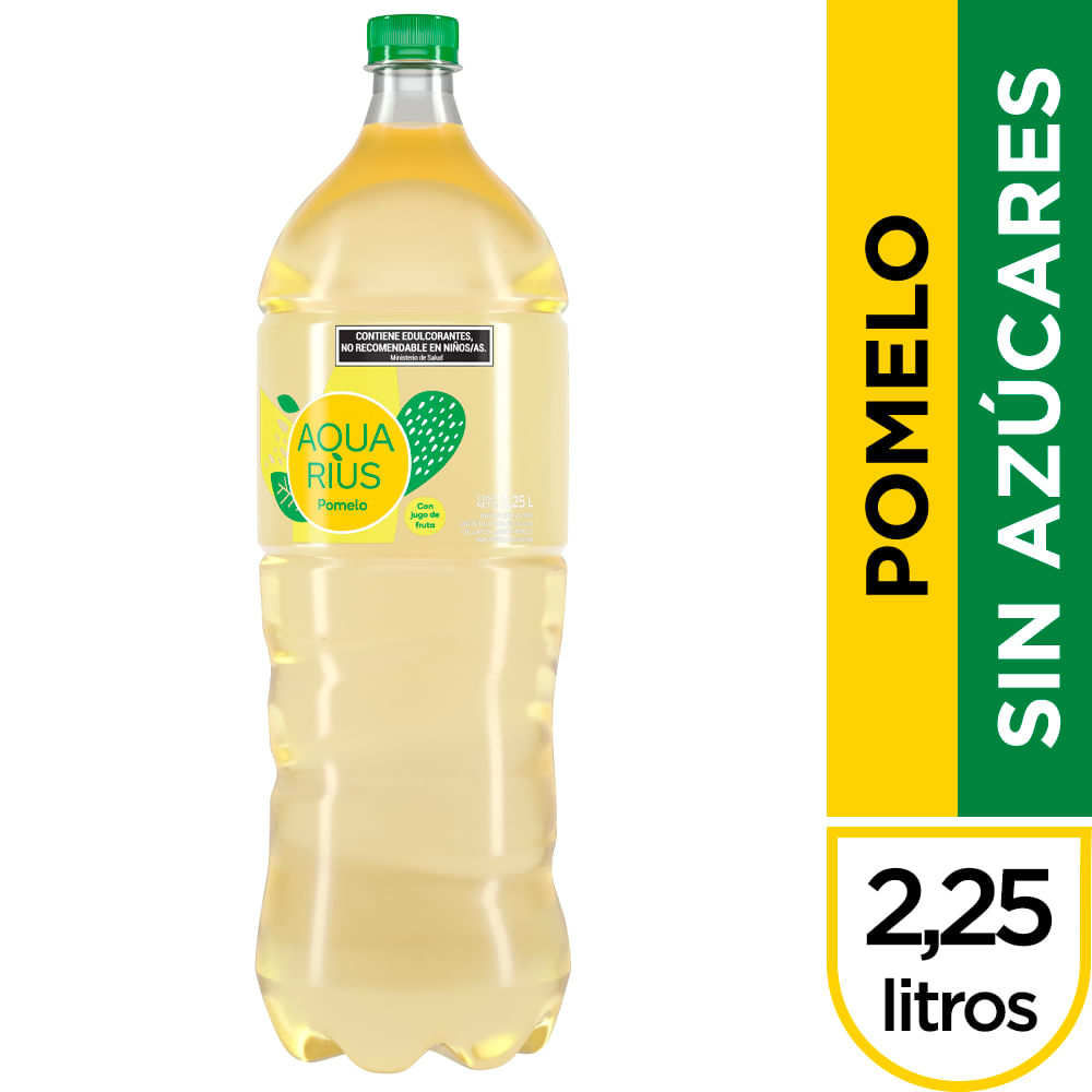 Agua Saborizada Aquarius Sin Azúcar Pomelo 2.25l