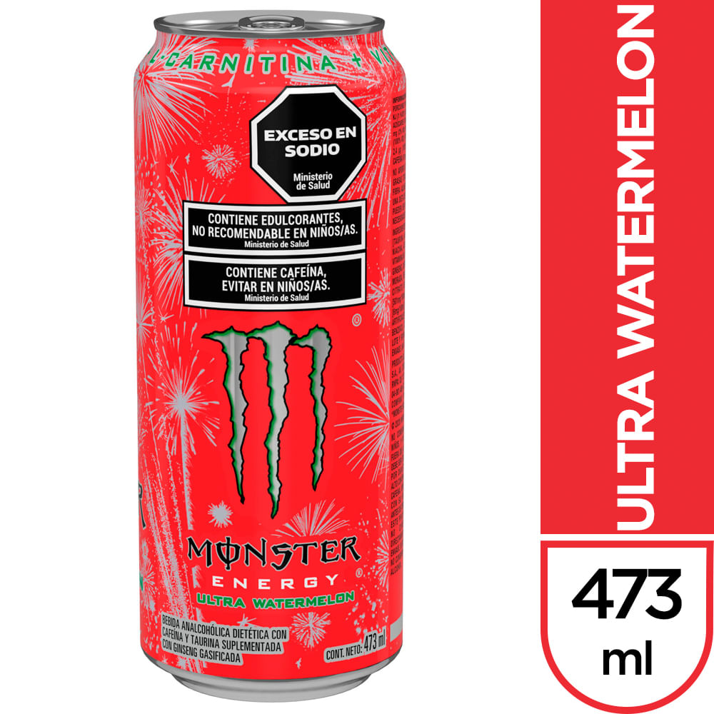 Bebida Energizante Monster Ultra Watermelon 473ml Masonline Más Online 2254