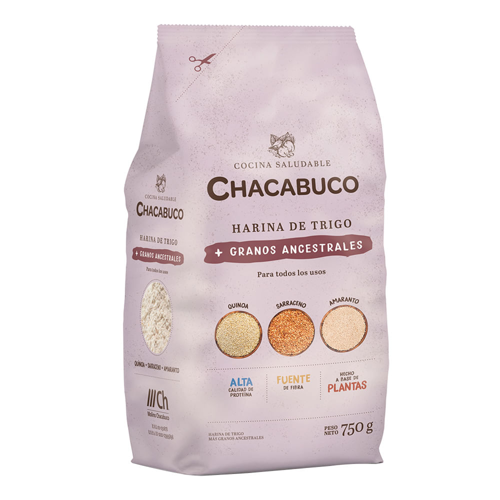 Harina Integral Chacabuco Granos 750g - Masonline - Más Online