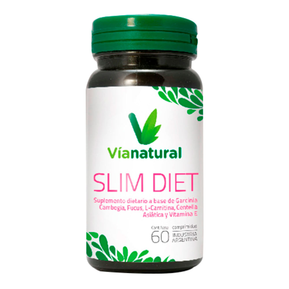 Complemento Via Natural Slim Diet 60u - Masonline - Más Online