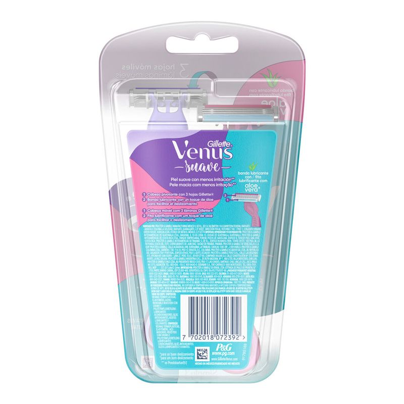 Venus-Suave-Afeitadora-Desechable-Con-Aloe-Vera-2-Unidades-4-18906