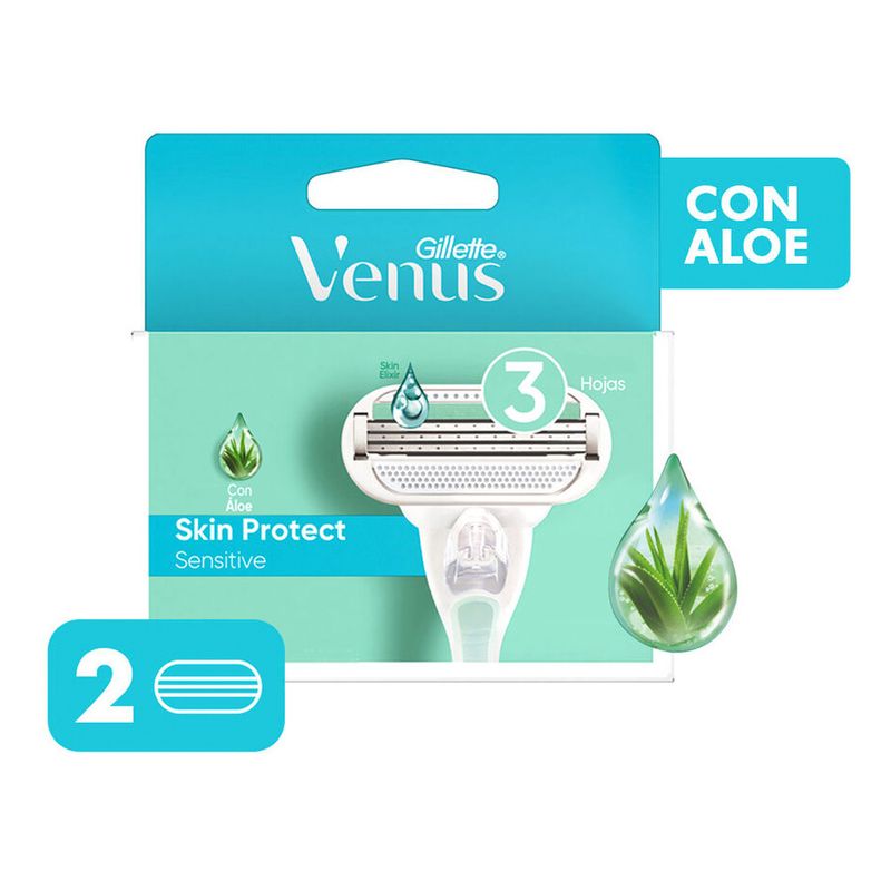 Venus-Sensitive-Repuesto-De-Afeitar-Con-Aloe-2-Unidades-4-26440