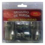 Juego-Seguro-De-Rueda-Iael-Cromado-4-Bulones-C-2-Adaptadores-1-42166