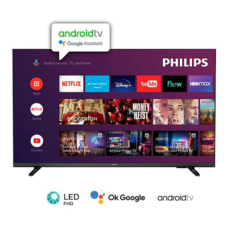 PHILIPS LED TV 43 PFD6917/77 ANDROID FHD USB HDMI SINTONIZADOR TDA