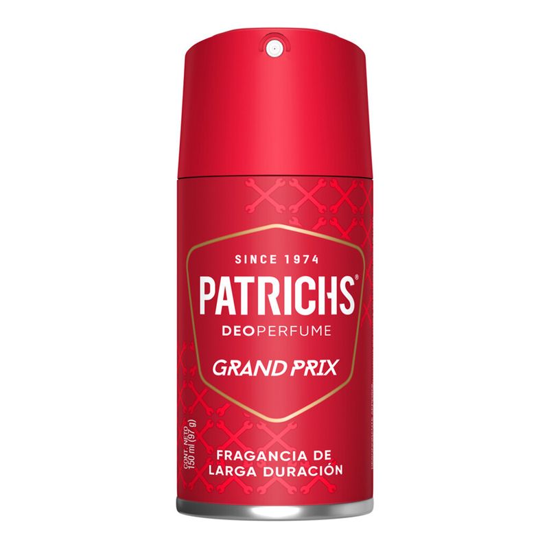 Desodorante Patrichs Grand Prix En Aerosol 150ml - Masonline - MasOnline