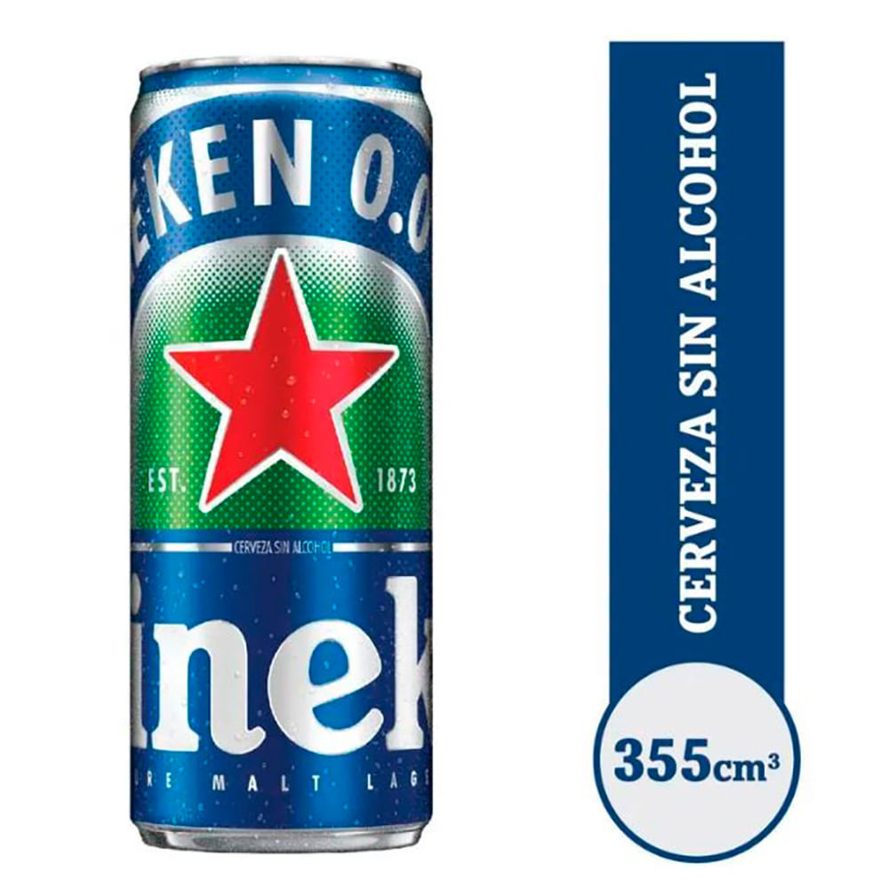 Cerveza Heineken Sin Alcohol 355ml - Masonline - Más Online