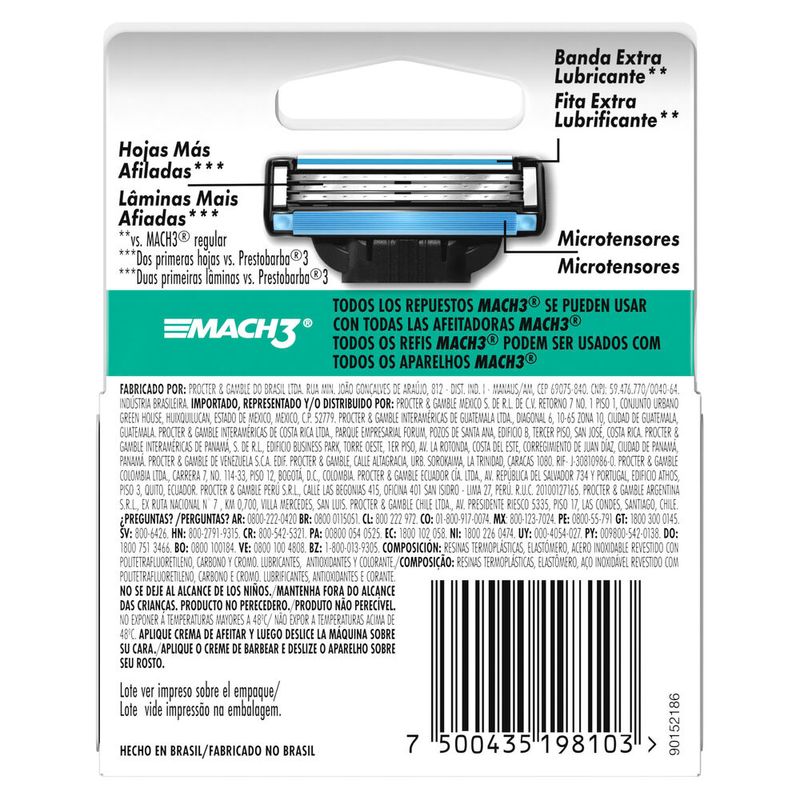 Repuestos-De-Afeitar-Gillette-Mach3-Con-Extra-Lubricaci-n-3un-4-39940