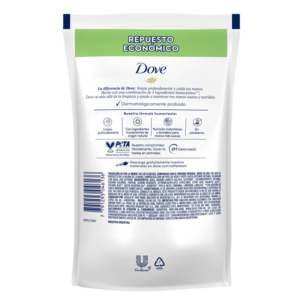 Jabon Liquido Dove Para Manos Nutrición Profunda Rep 220ml Masonline Más Online 4104