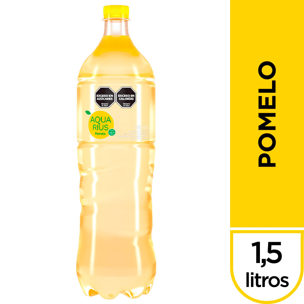 Agua saborizada de pomelo Aquarius 1,5 lts