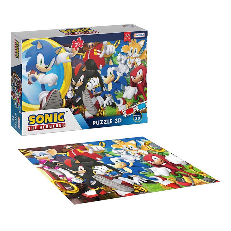 Puzzle-3d-60-Piezas-Sonic-2-44082