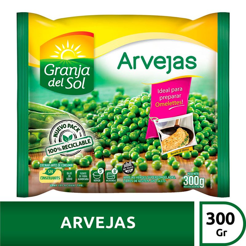 Arvejas Granja Del Sol 300g Masonline Más Online