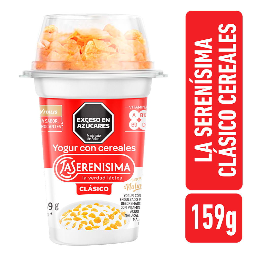 Yogur La Serenisima Clásico Con Cereales 159g