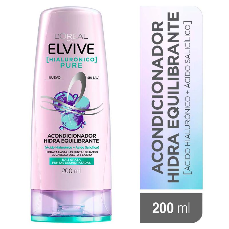 Shampoo Hidra Hialurónico Elvive L´oréal Paris 200ml - Masonline