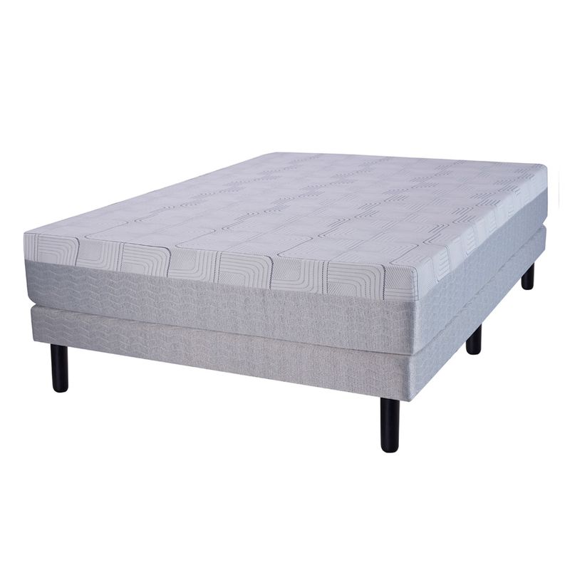 Sommier-Y-Colch-n-De-Espuma-2-Plazas-Zafiro-Nobelio-140x190cm-1-45585