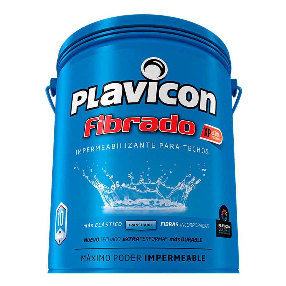 Impermeabilizante Plavicon Fibrado Xp Blanco Lata 10 Kg Masonline Más Online 