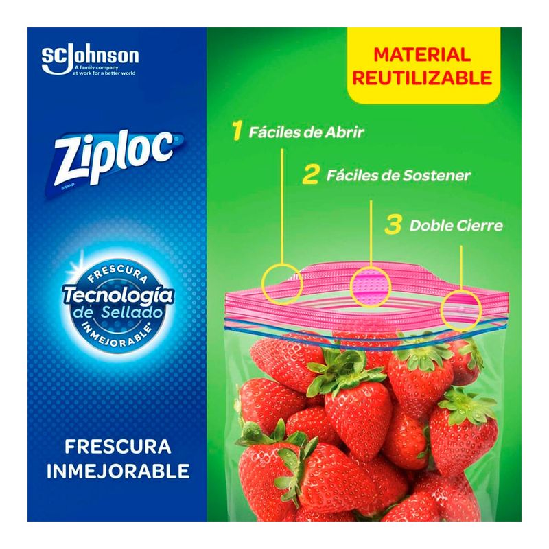 Bolsas Herméticas Ziploc Para Organizar Medianas 20un - Masonline - Más  Online