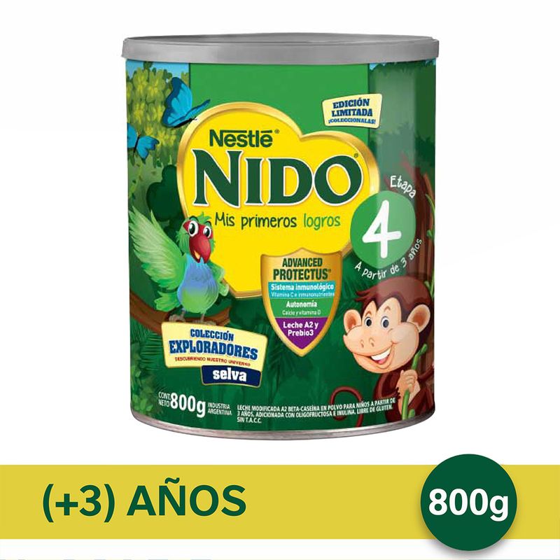 NIDO 3 Leche en Polvo Infantil 800grs