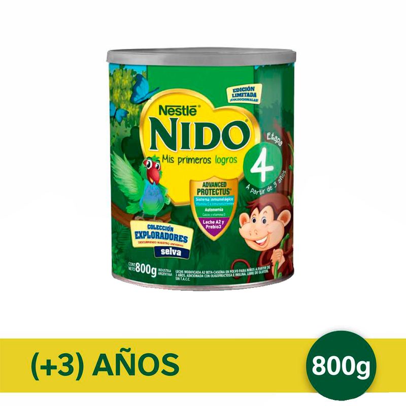 NIDO 3 Leche en Polvo Infantil 800grs