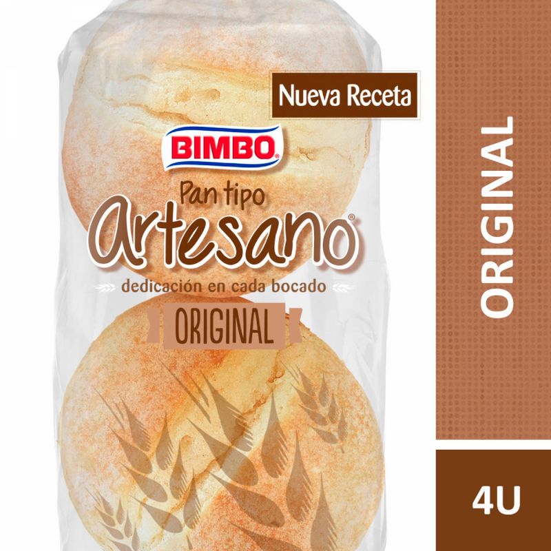 Pan Bimbo Blanco 400g - Masonline - Más Online