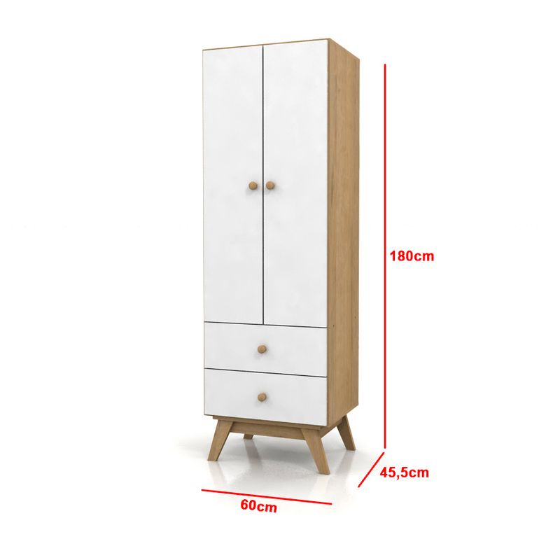 Placard-2-Puertas-2-Cajones-Escandinavo-Moderno-Dormitorio-2-46757