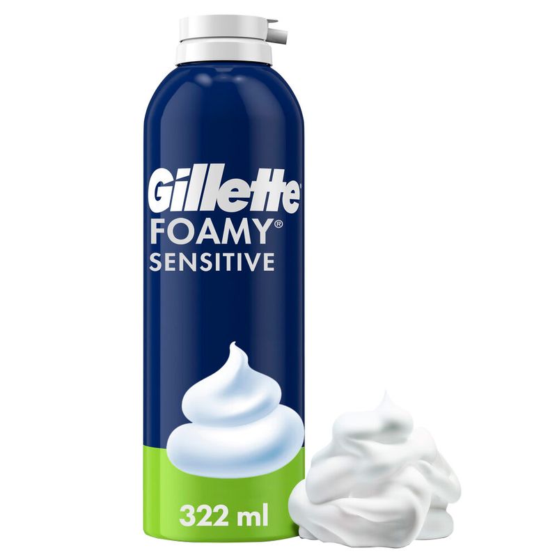 Espuma-De-Afeitar-Gillette-Foamy-Sensitive-Ideal-Para-Piel-Sensible-322-Ml-1-43876