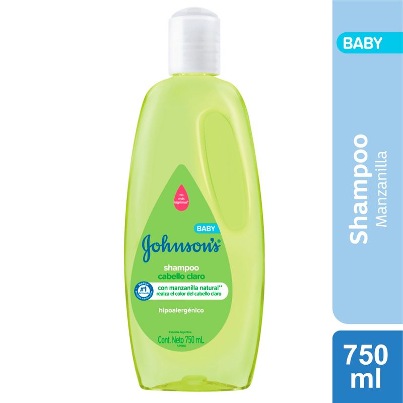 Shampoo Johnson´s Baby Cabello Claro Verde 750ml Más Online