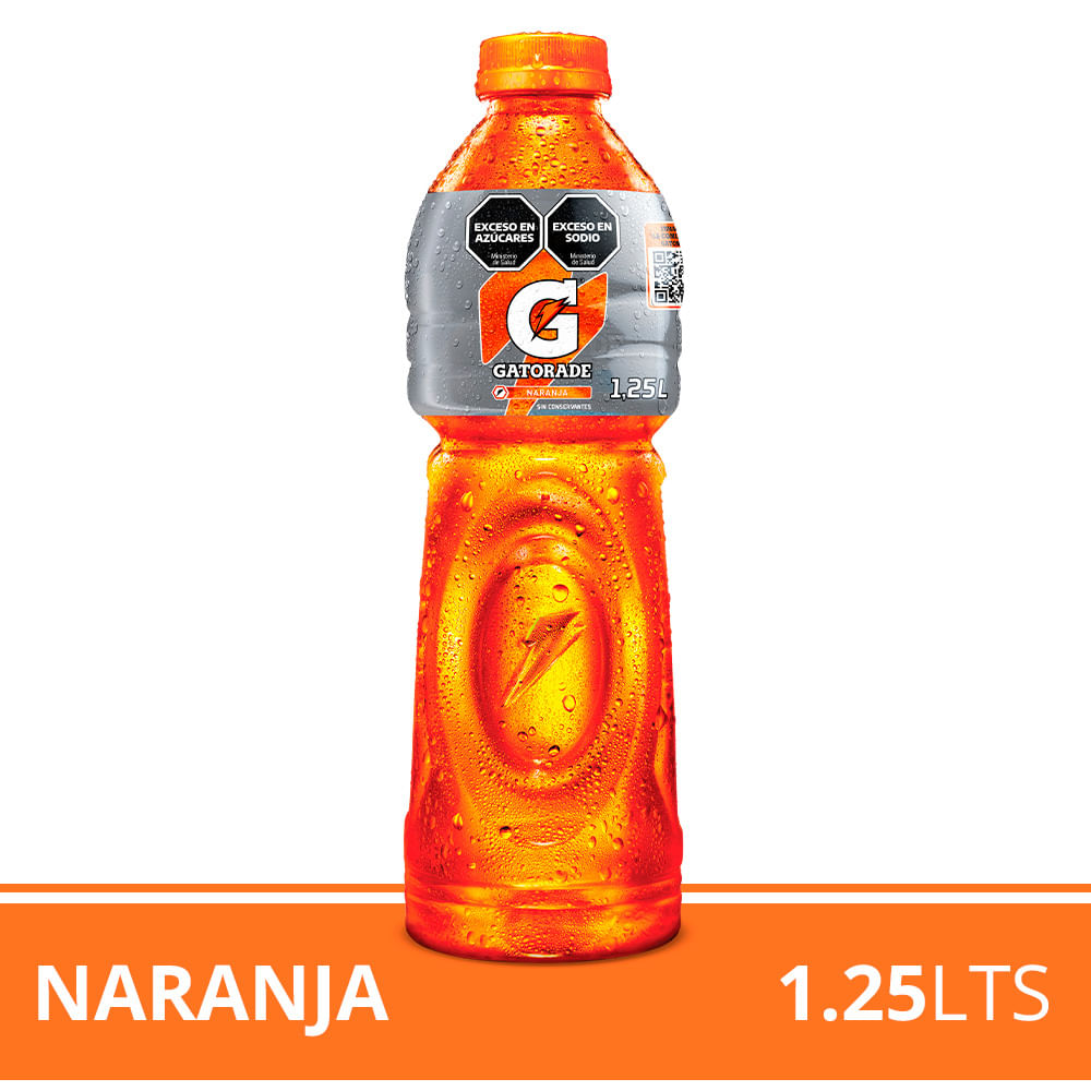 Bebida isotónica Gatorade Naranja 1,25 lts
