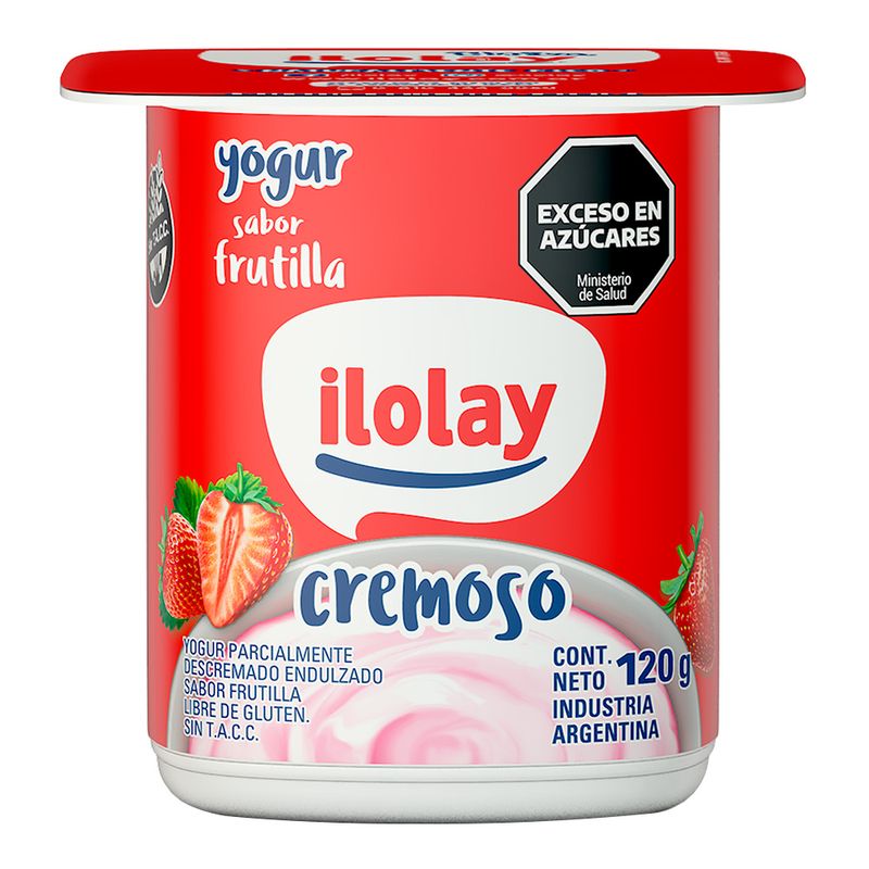 Yogur Cremoso Ilolay Sabor Frutilla 120g Masonline Más Online 7031