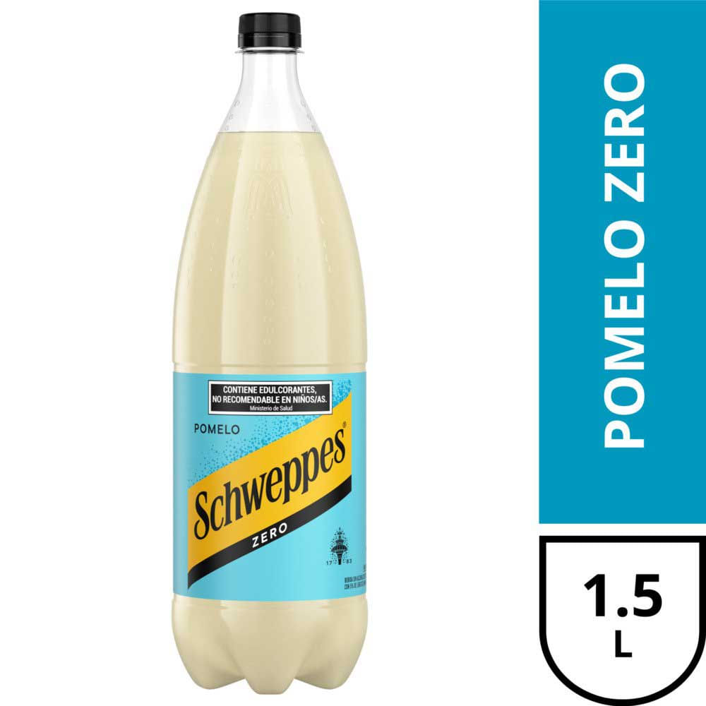 Gaseosa Schweppes Zero pomelo 1,5 lts