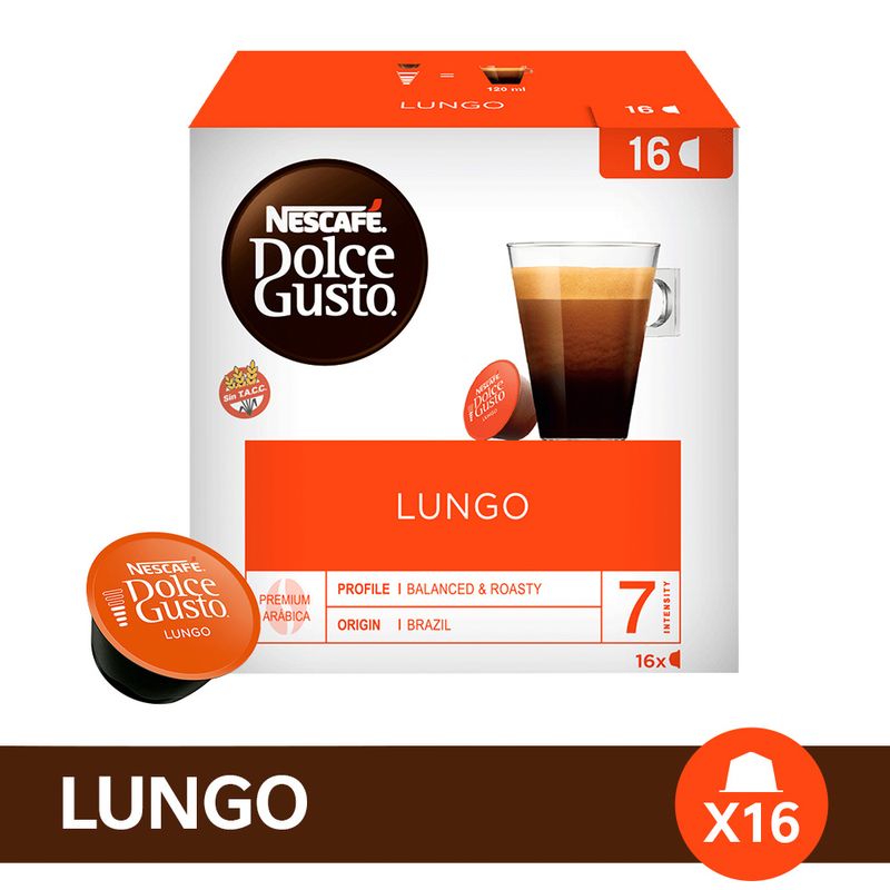 Nescafe Dolce Gusto Café con Leche 16 cápsulas, comprar online