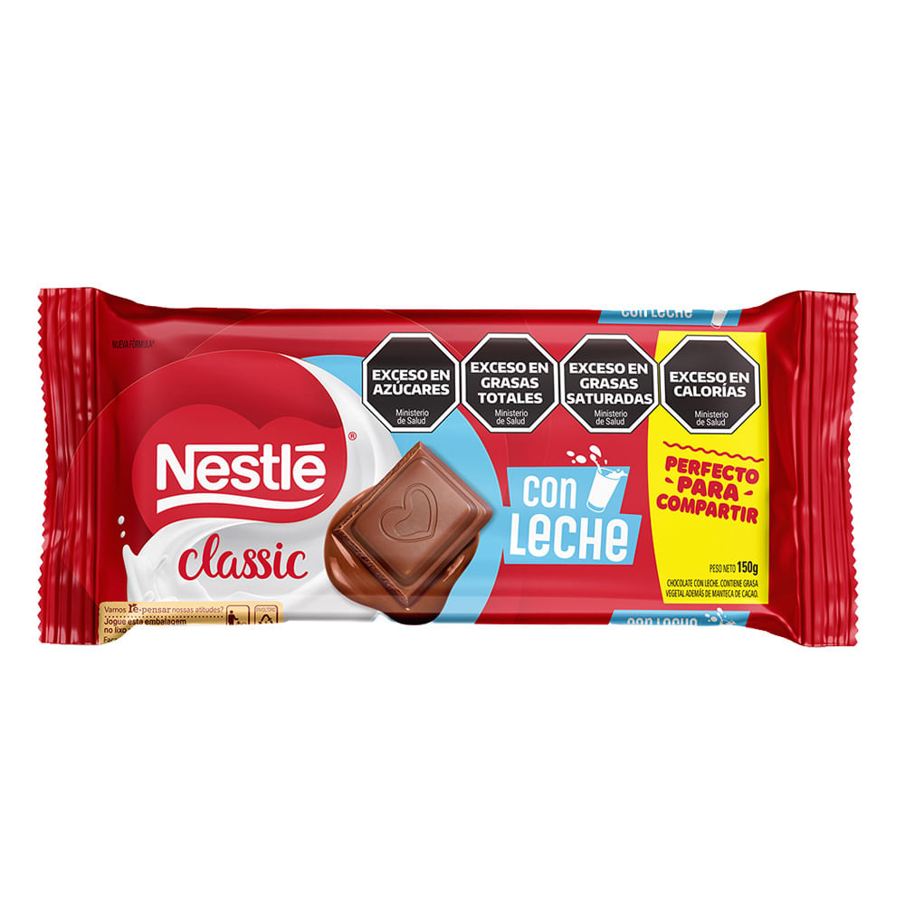 Chocolate Classic con Leche 25gr 22 tabletitas – Shop Nestlé Paraguay