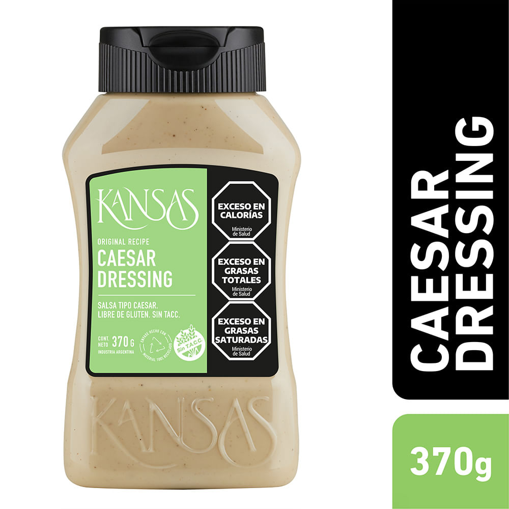 Salsa Kansas Caesar Dressing 370 G Más Online