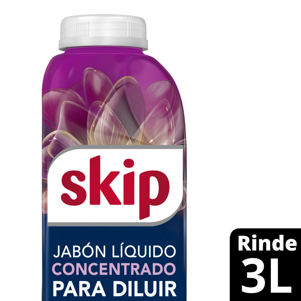 Jabón Liquido Concentrado Skip Para Diluir 500ml Rinde 3l Más Online