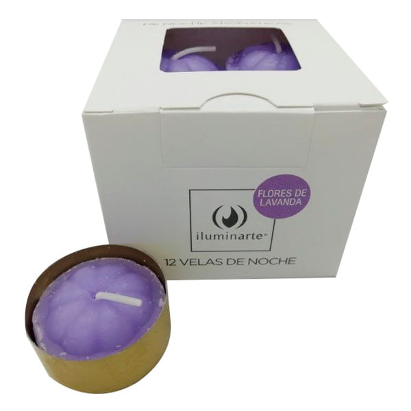 Pack-De-12-Velas-De-Noche-Aromaticas-Flores-De-Lavanda-2-50865