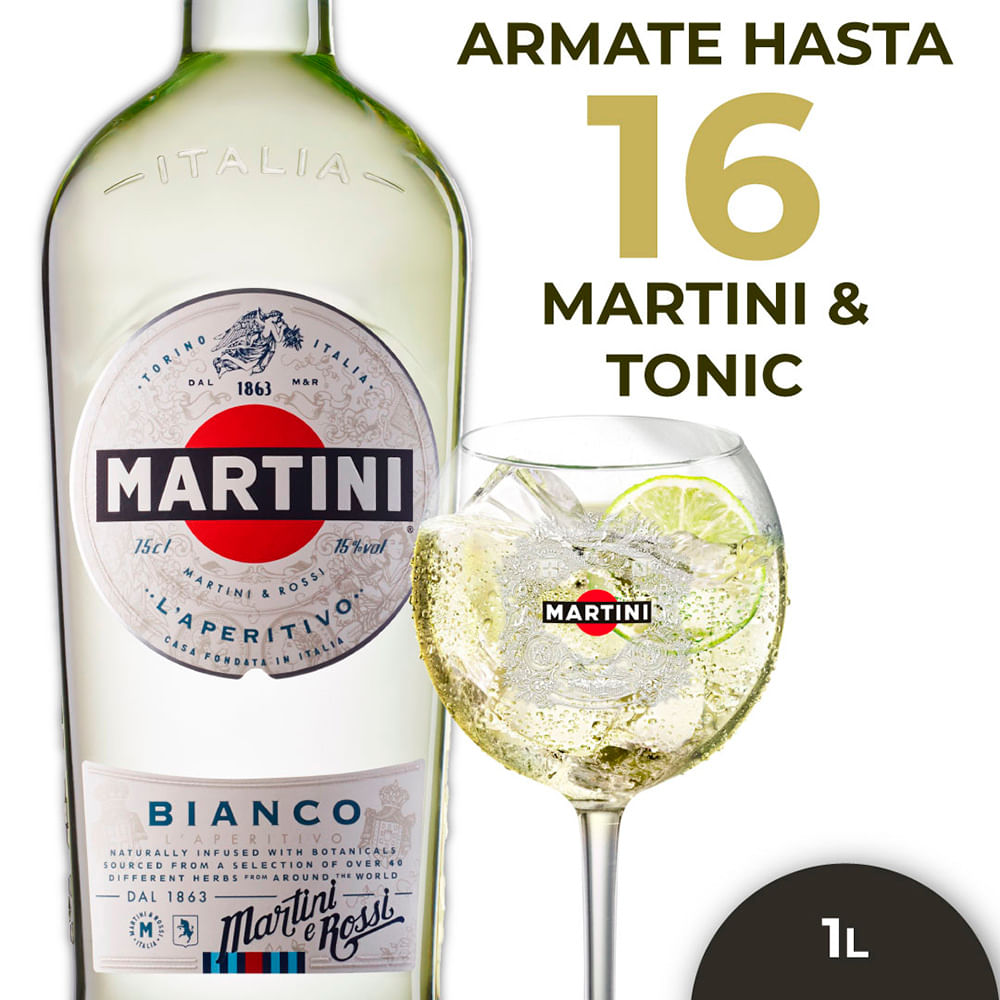 Aperitivo Bianco Martini 1 Lt