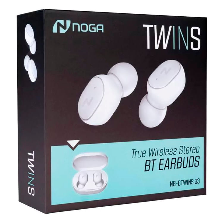 Auriculares True Wireless Stereo BT Earbuds Táctiles - Noganet 