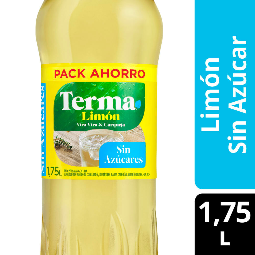 Amargo Terma Limón Sin Azúcar 1.75 L