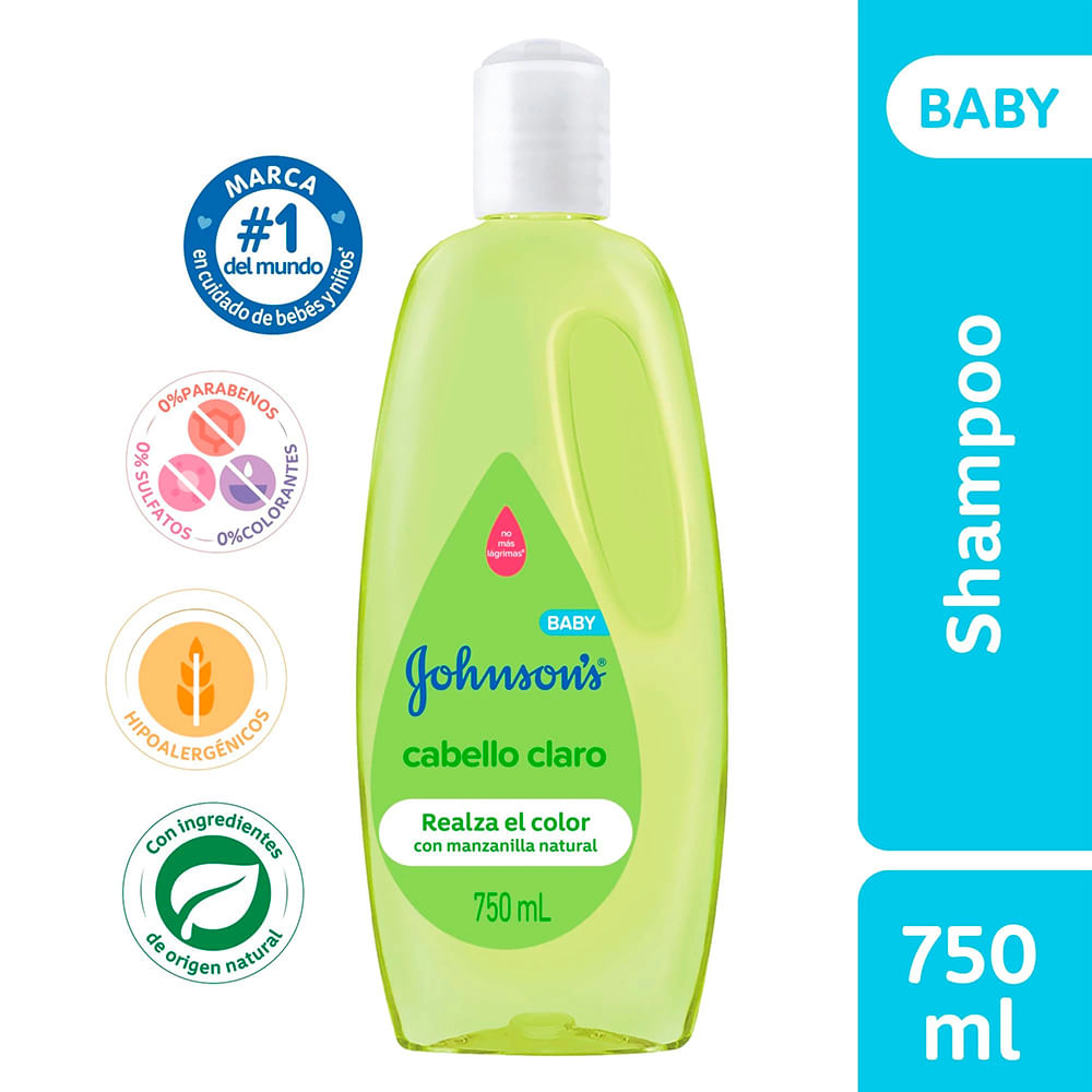 Shampoo Johnson's Baby Manzanilla 750 ml, Productos