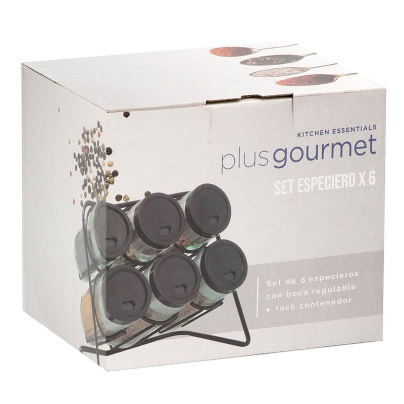 Set-X-6-Especieros-Tapa-Pl-stica-Con-Dosificador-En-Rack-De-Acero-Negro-2-54403