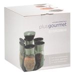 Set-X-6-Especieros-Plusgourmet-Con-Tapa-De-Aceroy-Plastico-En-Rack-Redondo-2-54404