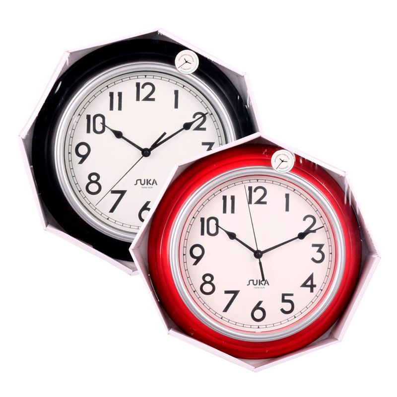 Reloj-De-Pared-Suka-30-Cm-Rojo-Negro-1-54360