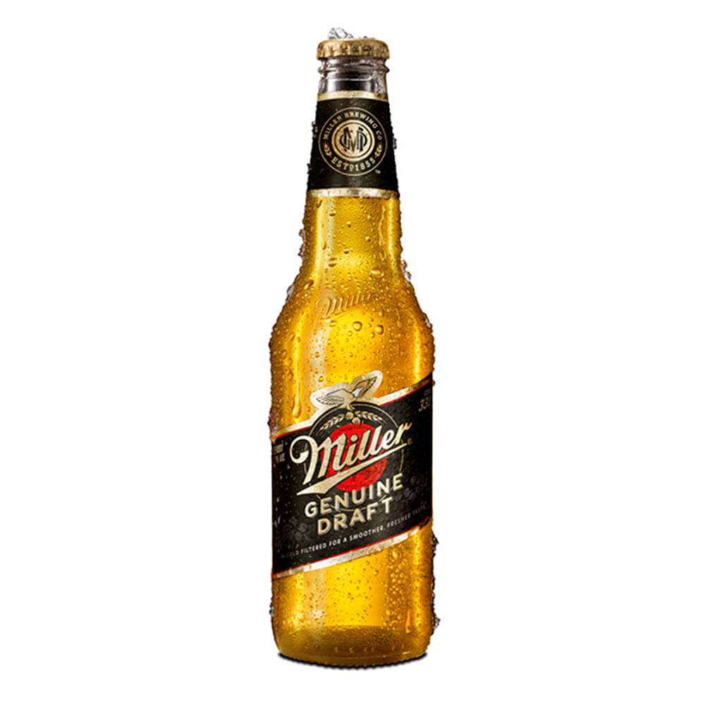 Cerveza Rubia Miller Genuine Draft No Retornable 330 Ml - Masonline ...