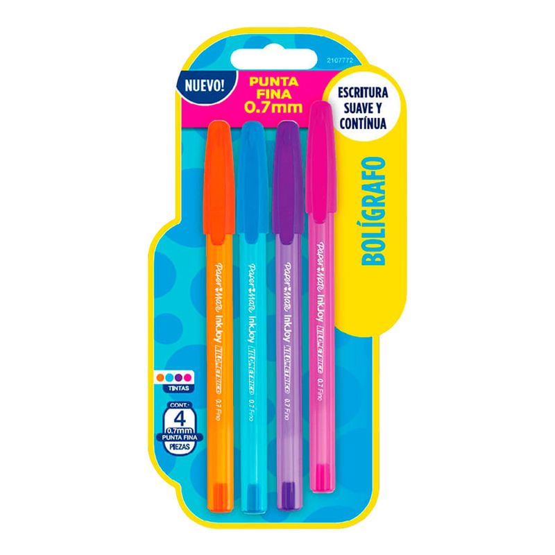 Boligrafo-Paper-Mate-Surtido-Fun-X-4-1-55850