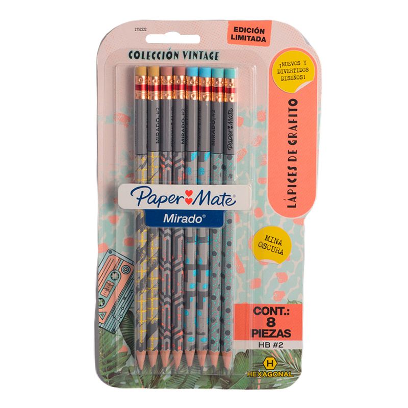 Lapiz-Grafito-Paper-Mate-Vintage-Hb2-X-8-Con-Goma-1-55851