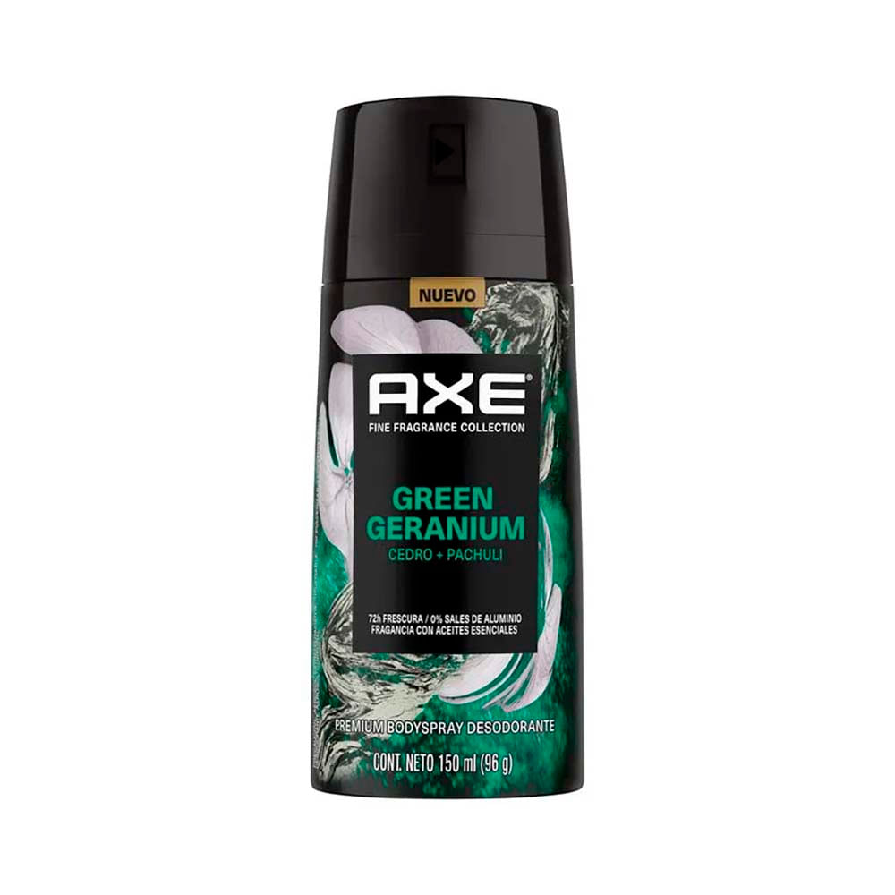 Desodorante En Aerosol Axe Green Geranium 150 Cc - Masonline - Más Online