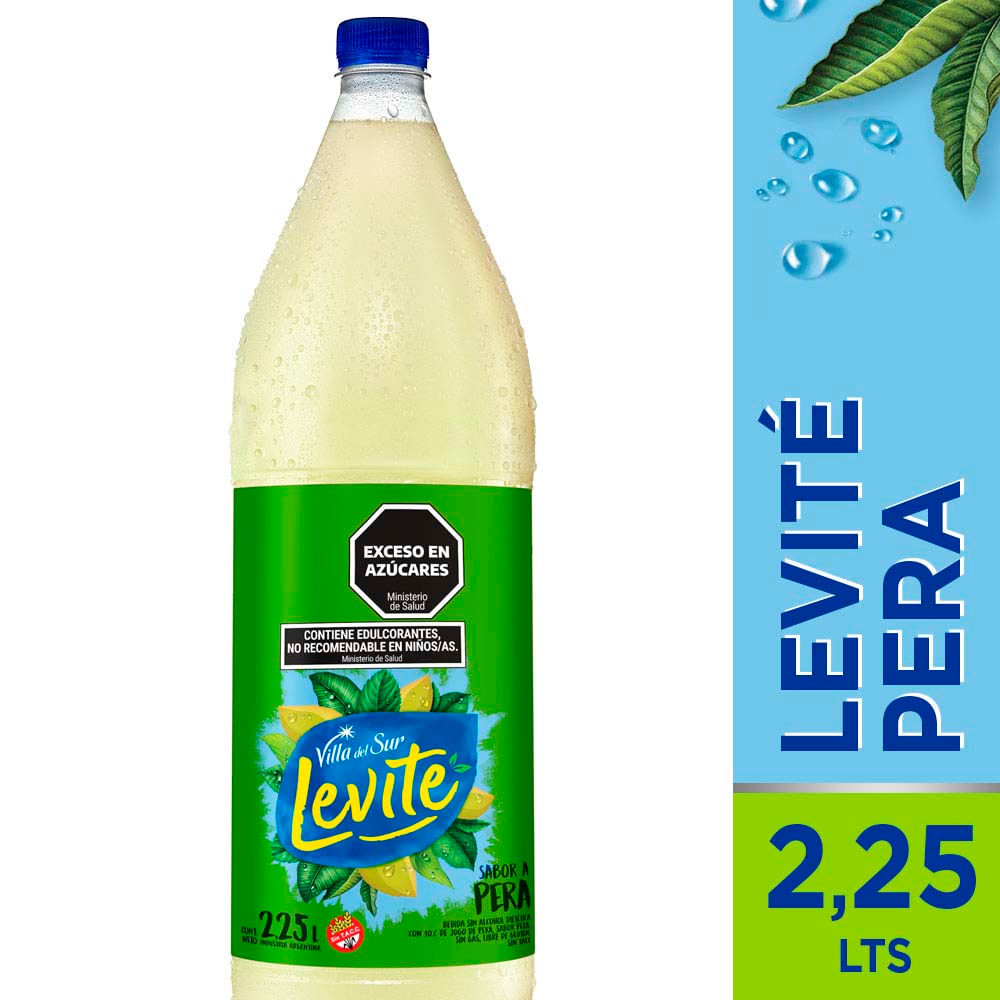 Agua Saborizada Sabor Pera 2.25 Lts Levite
